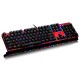 MotoSpeed CK104 Wired Mechanical RGB Black Keyboard with Blue Switch