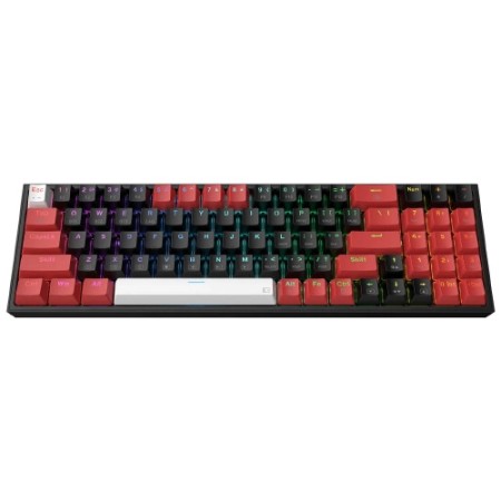 Redragon K628 PRO Pollux 75% 3-Mode Wireless RGB Gaming Keyboard